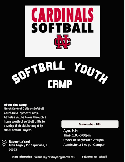 Softball Youth Camp Flyer